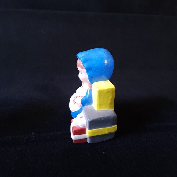 Vintage JWA Joan Walsh Anglund Lot of 3 Ceramic Christmas Ornaments 1979 Japan - Picture 3 of 11